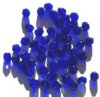 50 6mm Faceted Cobalt Beads
